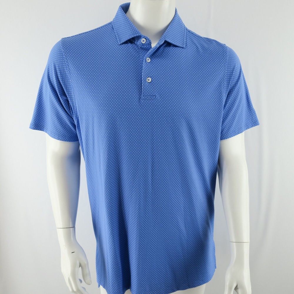 B. Draddy Sport Golf Polo Shirt Mens‎ Medium Blue